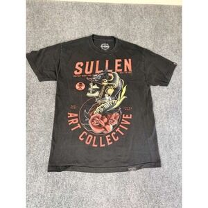 Sullen Art Collection Snake Skull Double Sided T-shirt, Men L, Tattoo